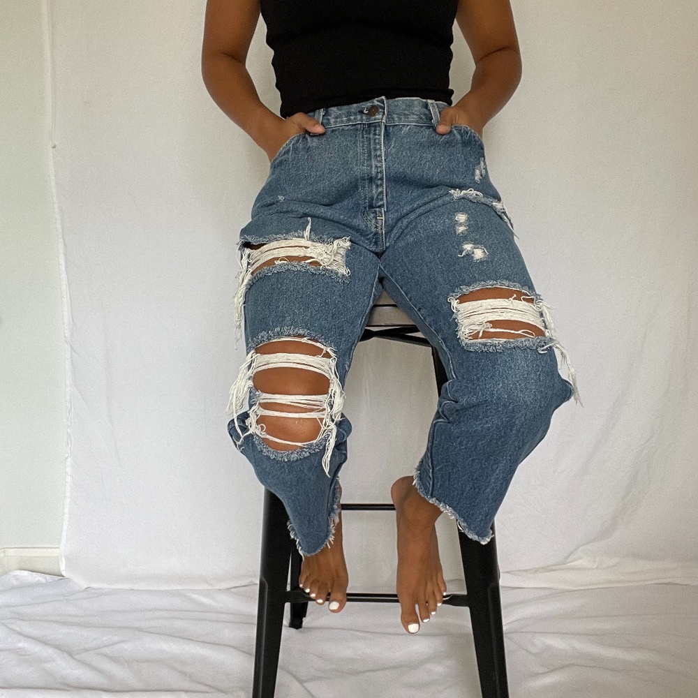 Medium Wash Mom Jean
